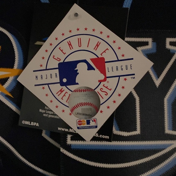 Signed Carlos Peña TB Rays jersey - Picture 3 of 6